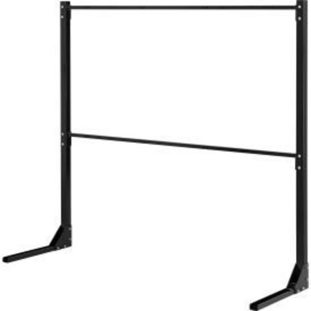 GLOBAL EQUIPMENT Global Industrial„¢ Indoor Vertical Bike Rack Frame, 4 Bike Capacity, Black 670508